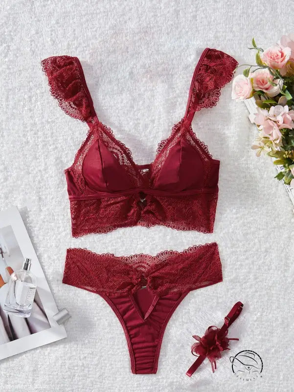 SEXY LINGERIE THREE PIECE SET-VETEMENTS