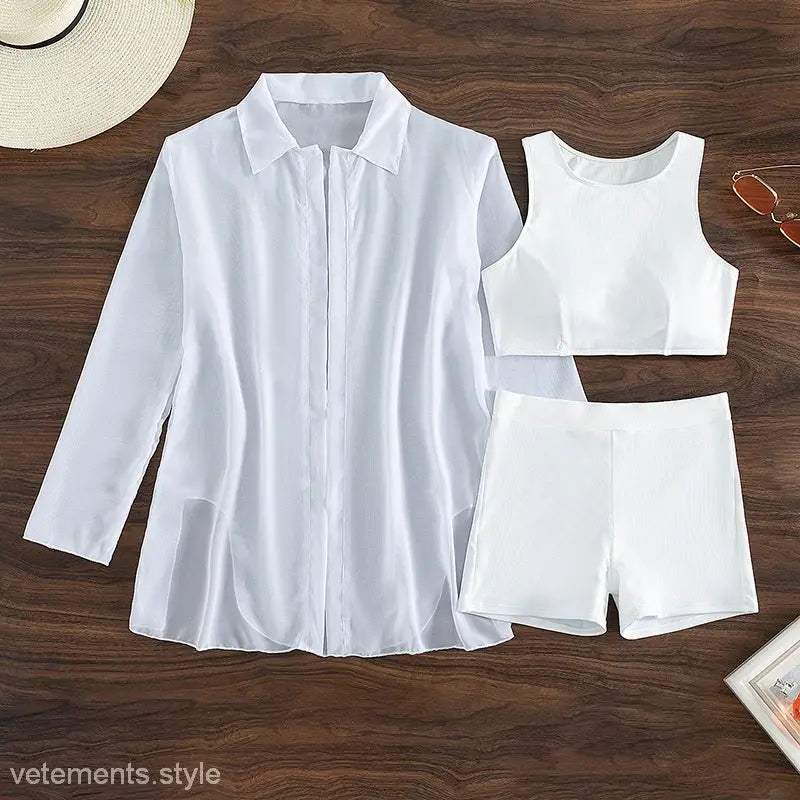 THREE PIECE SEXY BIKINI-VETEMENTS