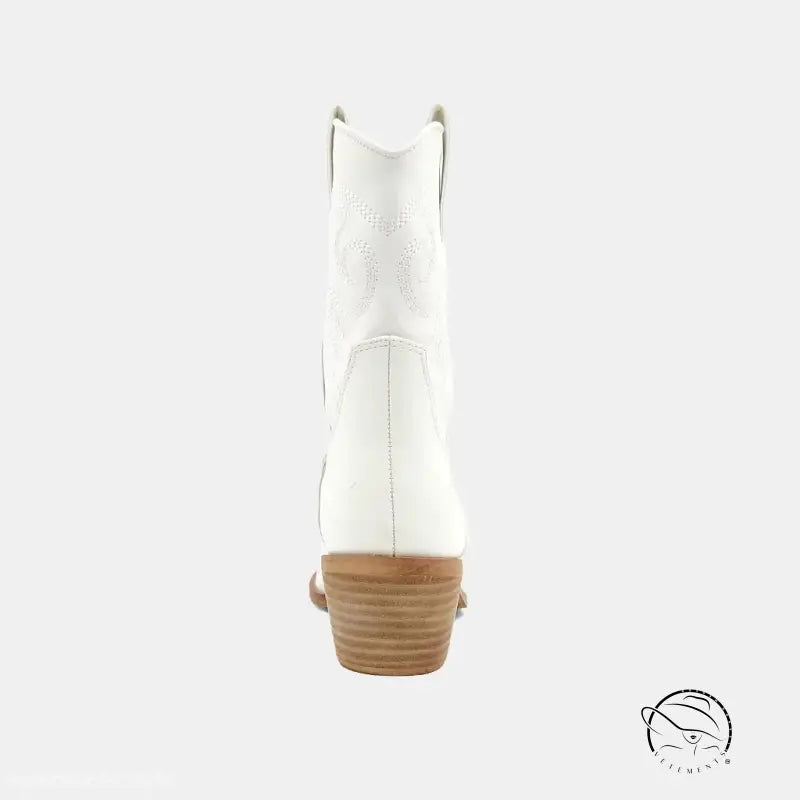 CLASSIC WHITE COWBOY BOOTS-VETEMENTS