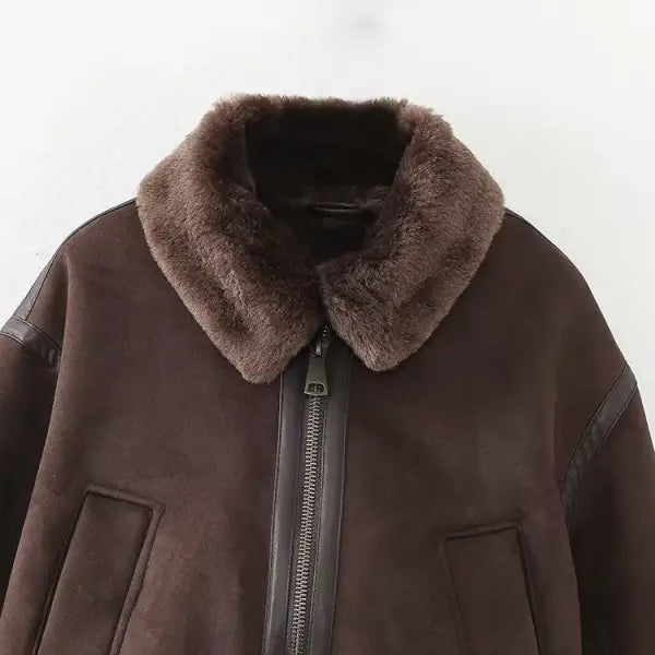 DOUBLE SIDED SHEARLING JACKET-VETEMENTS