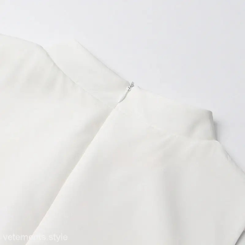 AUSTRALIAN STITCHING HEM FEATHER DRESS-VETEMENTS