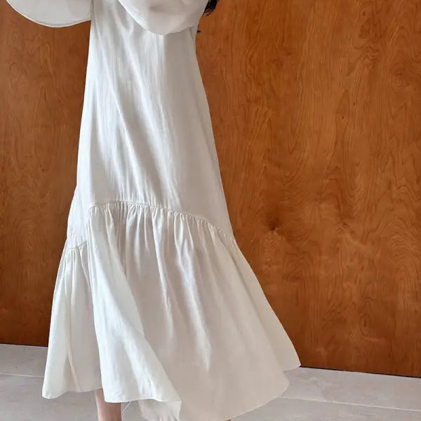 FRENCH LOOSE GENTLE LONG DRESS-VETEMENTS