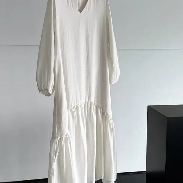 FRENCH LOOSE GENTLE LONG DRESS-VETEMENTS