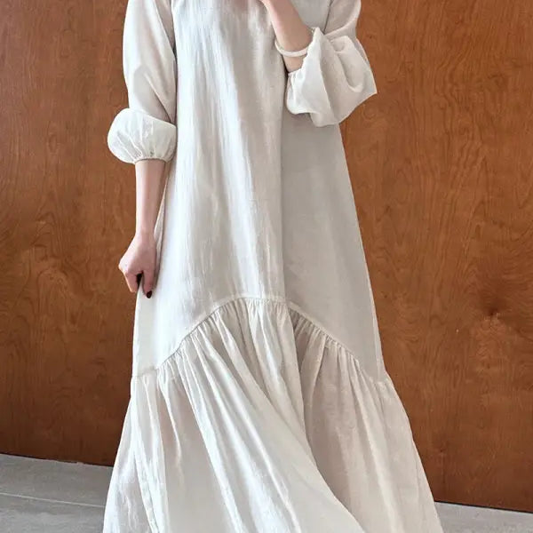 FRENCH LOOSE GENTLE LONG DRESS-VETEMENTS