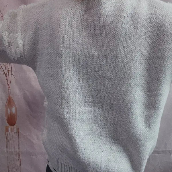 HANDMADE PEARL CHRISTMAS THEME SWEATER-VETEMENTS