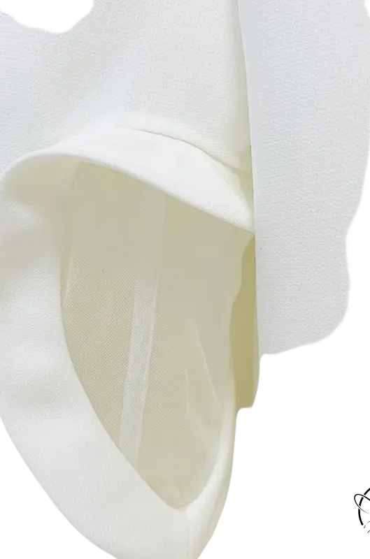 Heart shaped slim fit napkin folded elegantly