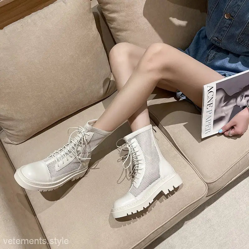 HOLLOW BOOTS WITH THICK BOTTOM-VETEMENTS