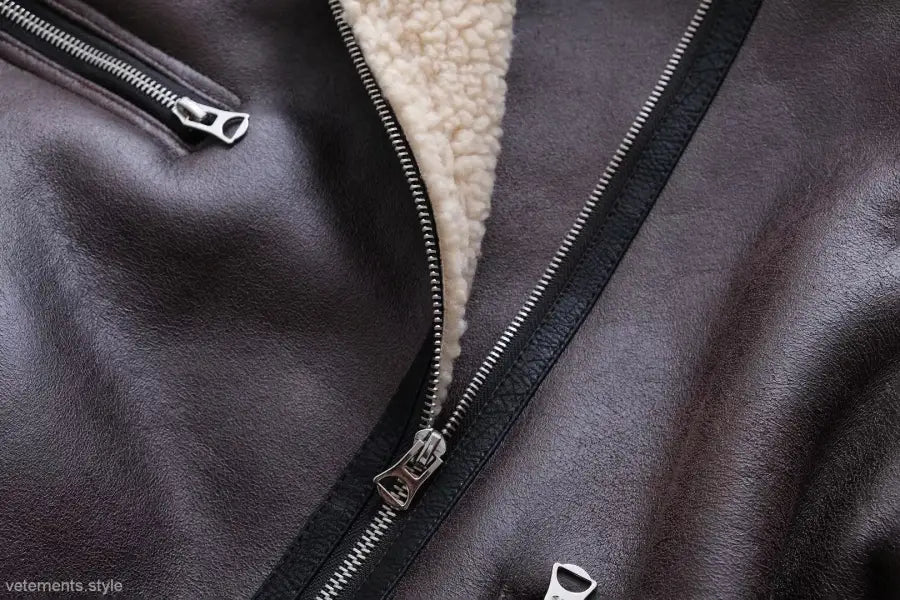 LOOSE MOTORCYCLE JACKET-VETEMENTS