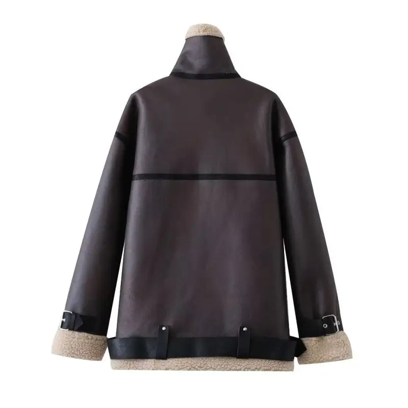 LOOSE MOTORCYCLE JACKET-VETEMENTS