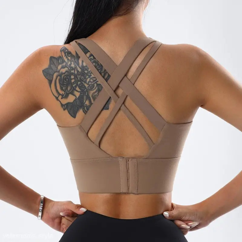 CROSSBACK YOGA BRA-VETEMENTS