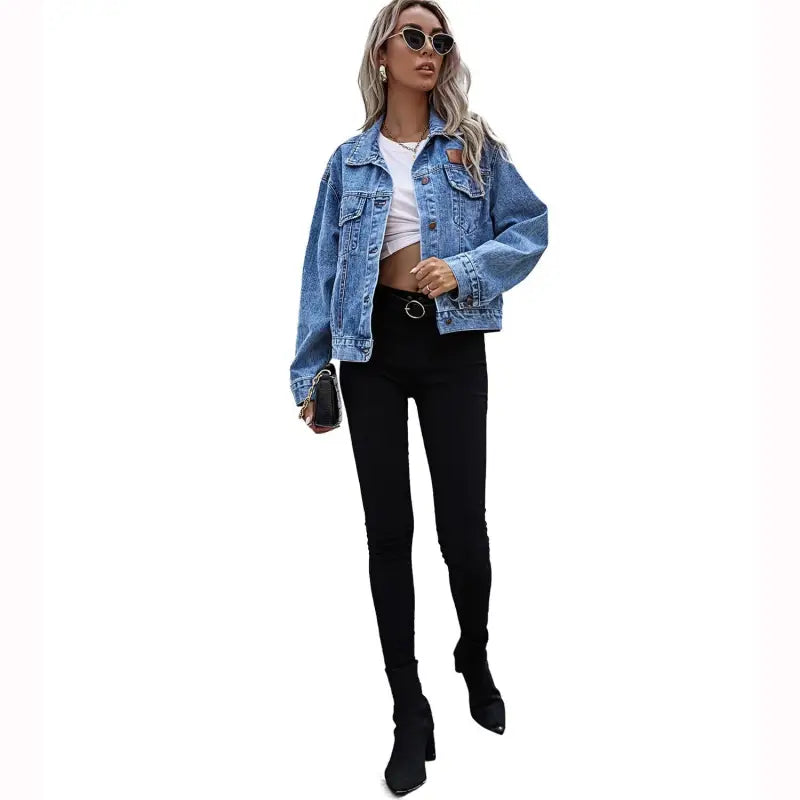 OFFICE DENIM JACKET-VETEMENTS