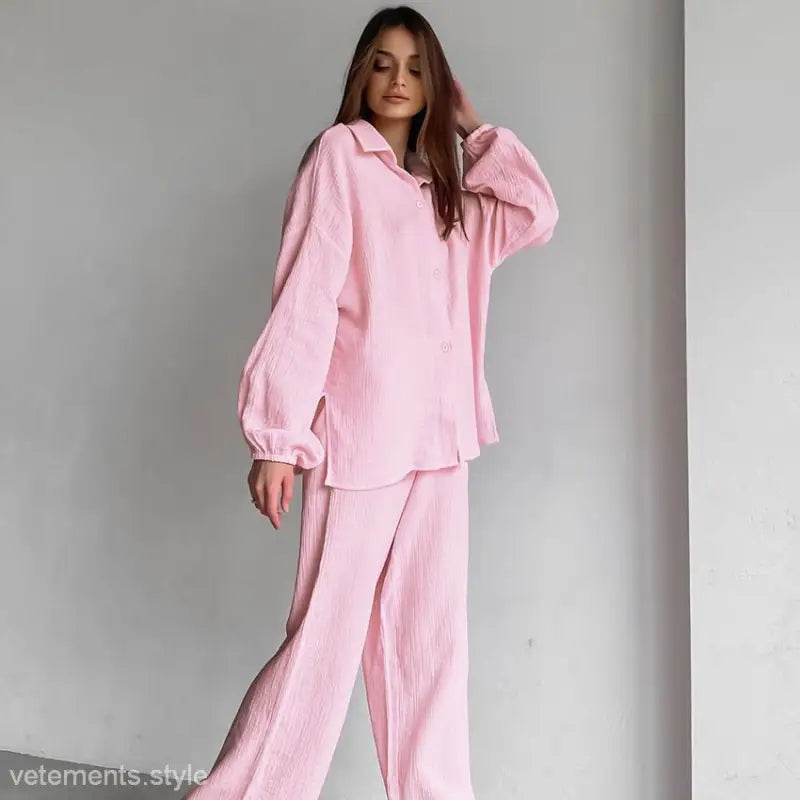 PURE COTTON WARM PAJAMAS-VETEMENTS