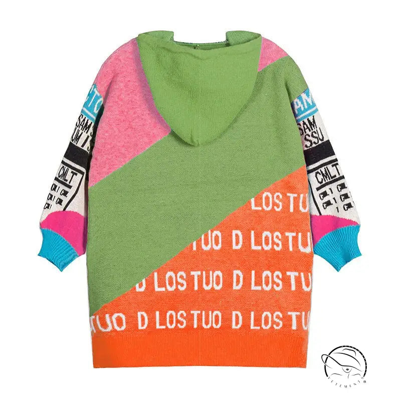 LETTER GRAPHIC LOOSE SWEATER-VETEMENTS