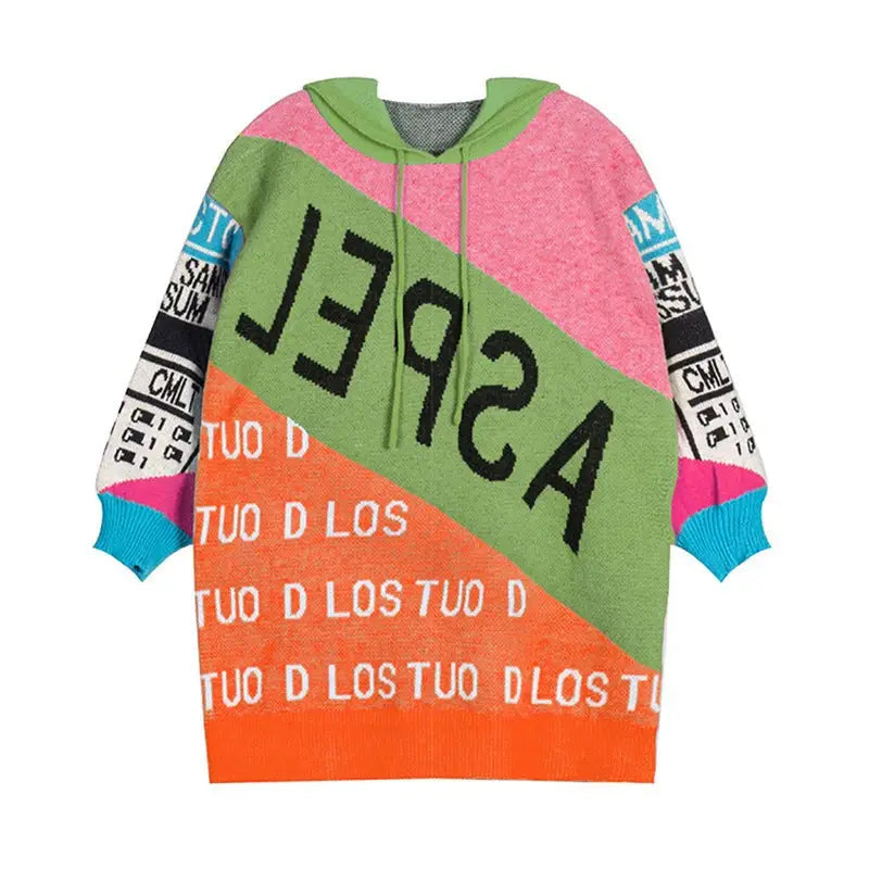 LETTER GRAPHIC LOOSE SWEATER-VETEMENTS