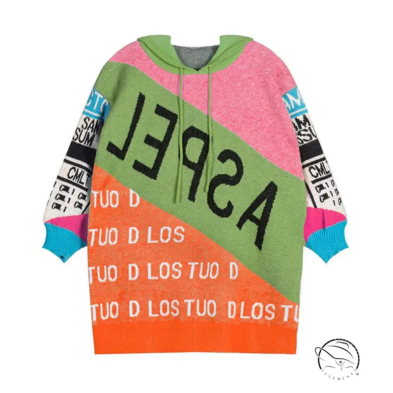 LETTER GRAPHIC LOOSE SWEATER-VETEMENTS