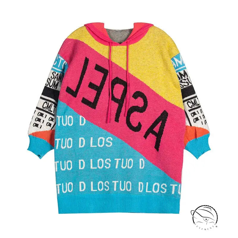 LETTER GRAPHIC LOOSE SWEATER-VETEMENTS