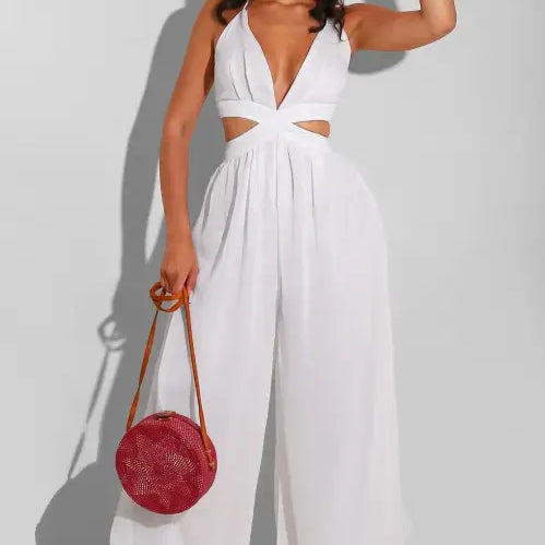 CASUAL LOOSE CHIFFON JUMPSUIT-VETEMENTS