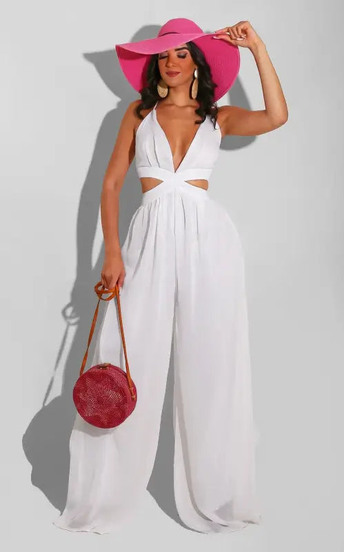 CASUAL LOOSE CHIFFON JUMPSUIT-VETEMENTS
