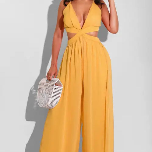 CASUAL LOOSE CHIFFON JUMPSUIT-VETEMENTS