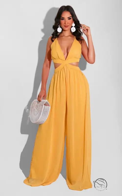 CASUAL LOOSE CHIFFON JUMPSUIT-VETEMENTS