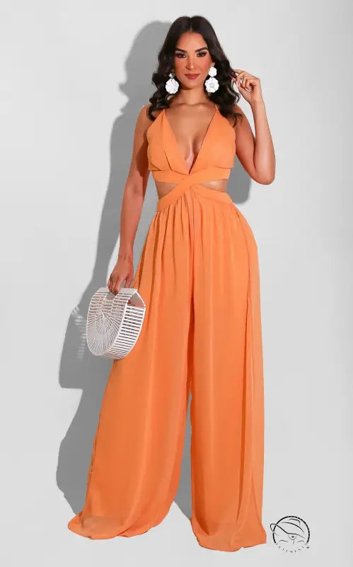 CASUAL LOOSE CHIFFON JUMPSUIT-VETEMENTS