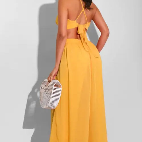 CASUAL LOOSE CHIFFON JUMPSUIT-VETEMENTS