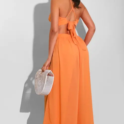 CASUAL LOOSE CHIFFON JUMPSUIT-VETEMENTS