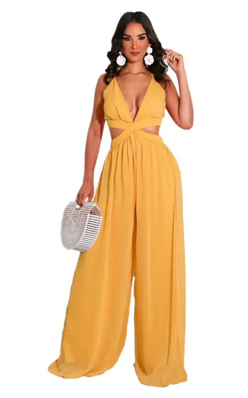 CASUAL LOOSE CHIFFON JUMPSUIT-VETEMENTS