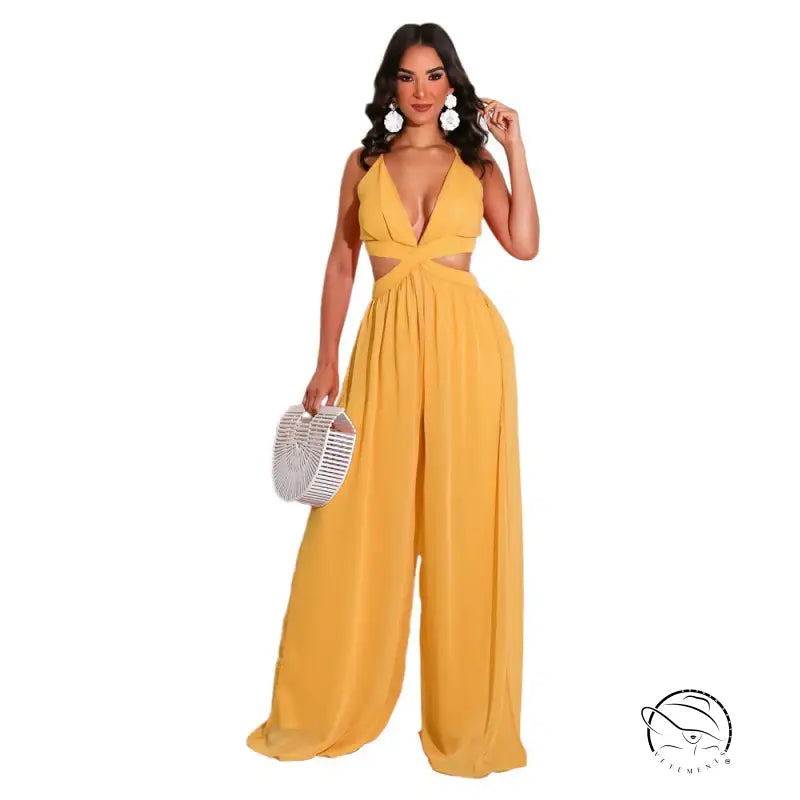 CASUAL LOOSE CHIFFON JUMPSUIT-VETEMENTS