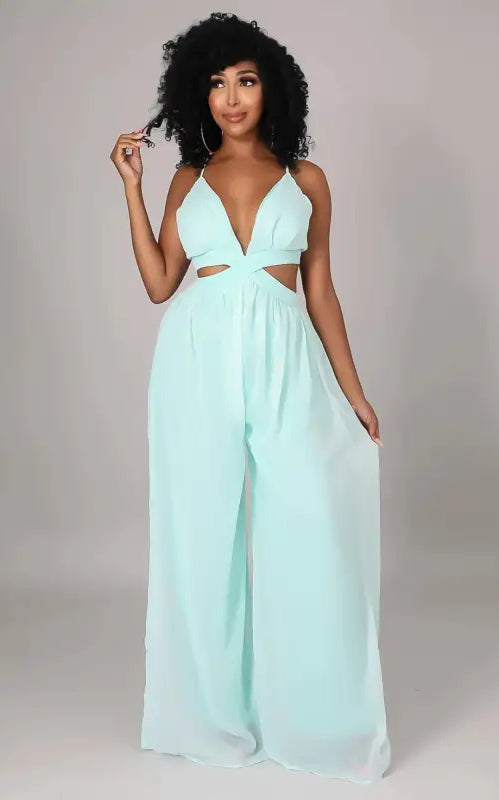 CASUAL LOOSE CHIFFON JUMPSUIT-VETEMENTS