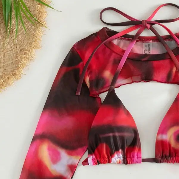 THREE PIECE SET SWIMSUIT-VETEMENTS