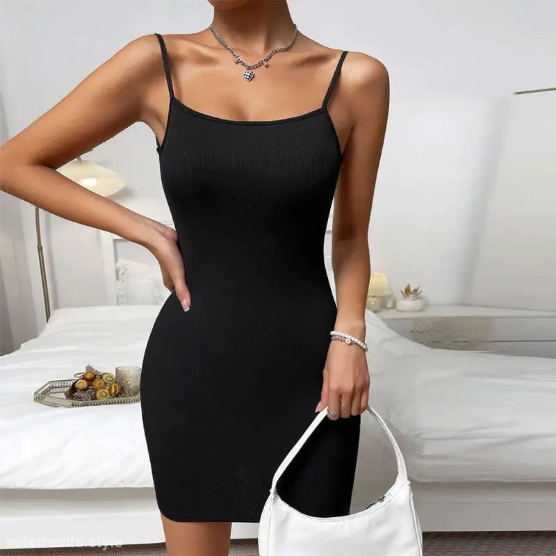 SEXY BACKLESS SHORT DRESS-VETEMENTS