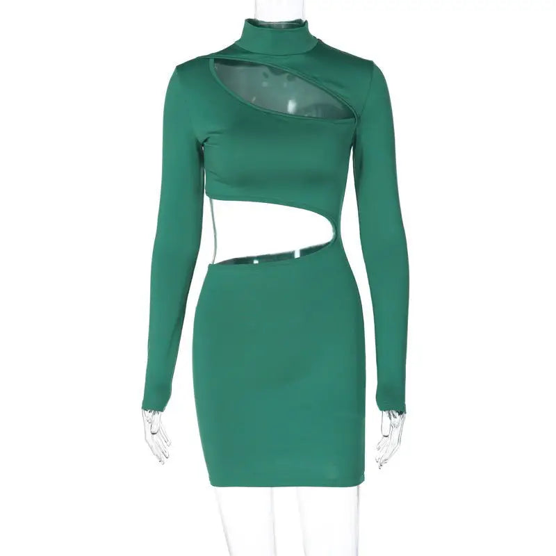 SEXY CUTOUT SLIM DRESS-VETEMENTS