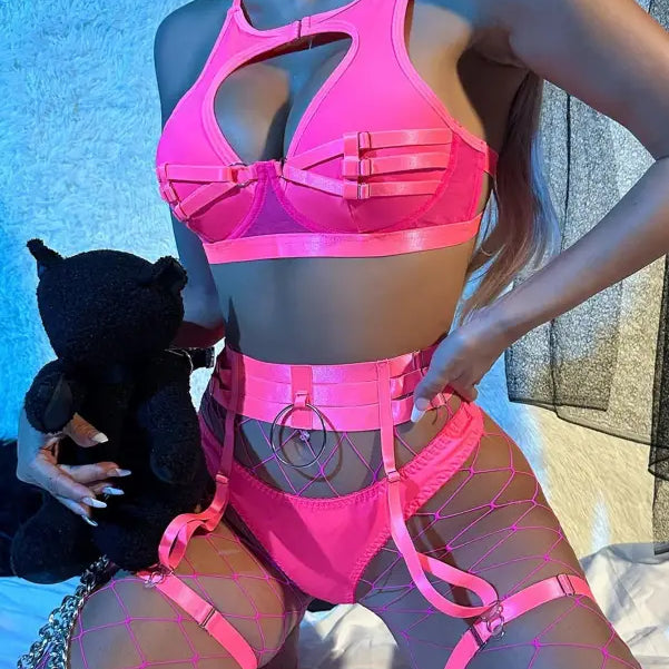 SEXY FISHNET LINGERIE-VETEMENTS