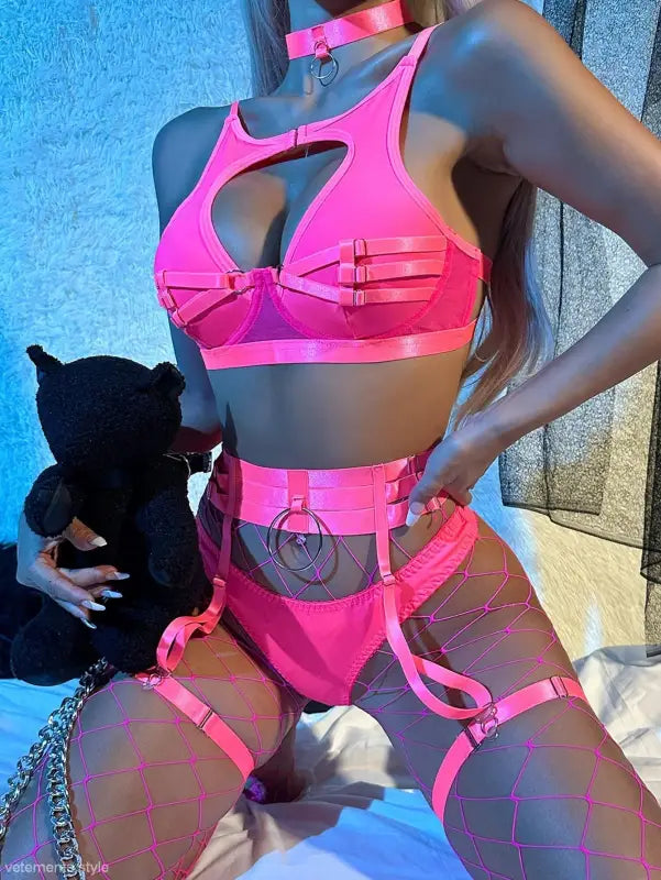 SEXY FISHNET LINGERIE-VETEMENTS