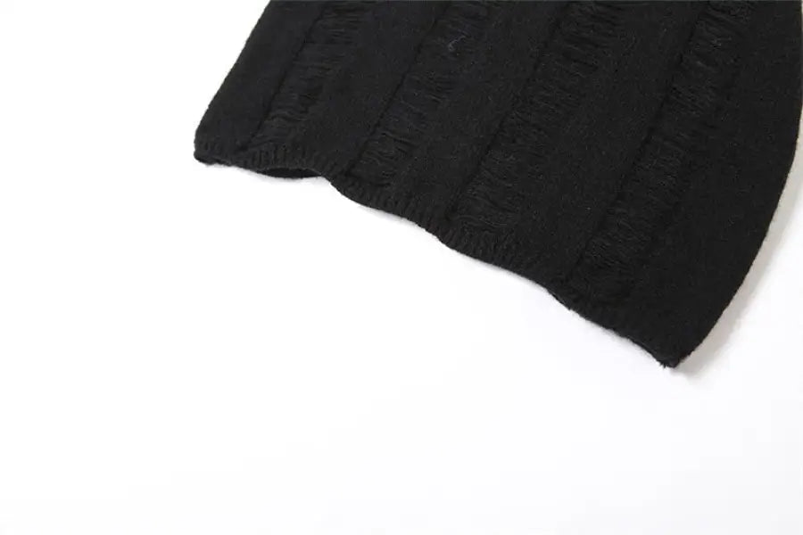 SEXY HALTER KNITTED SHEATH DRESS-VETEMENTS