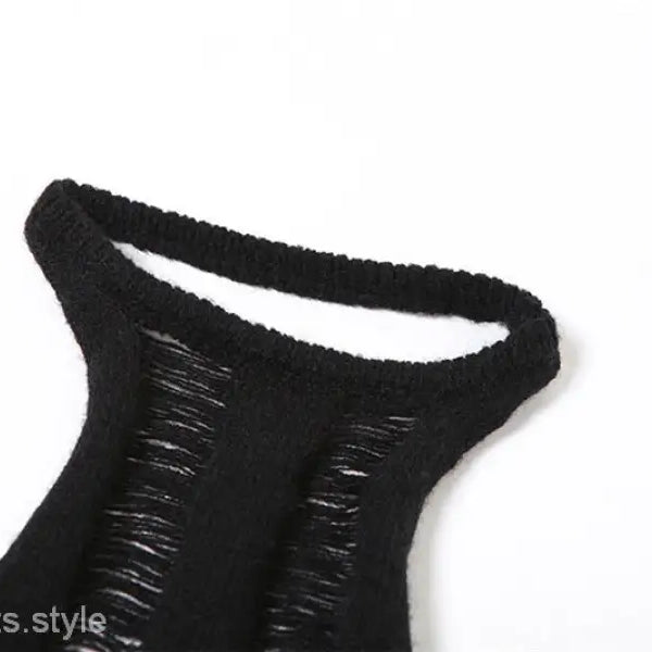 SEXY HALTER KNITTED SHEATH DRESS-VETEMENTS
