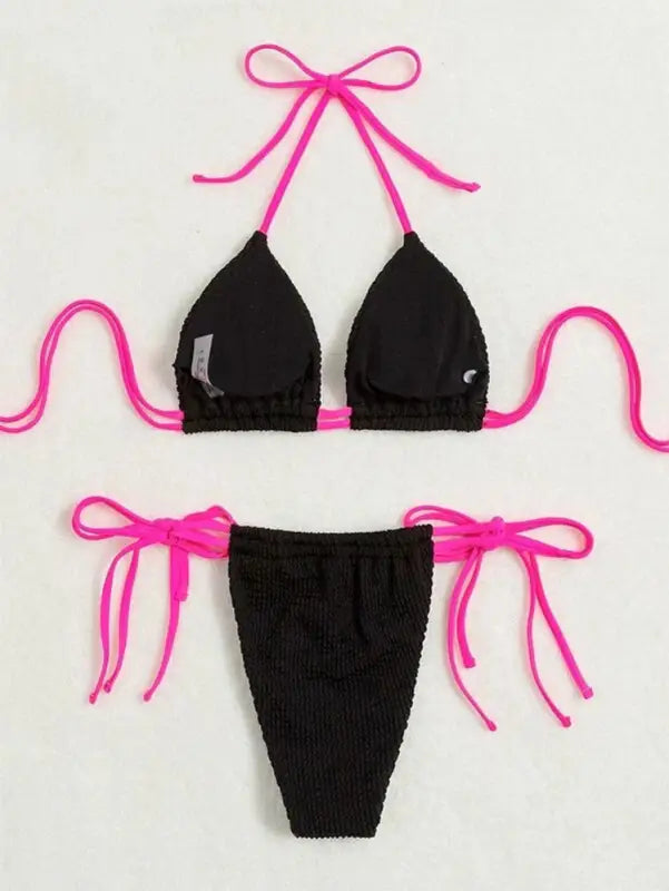 Halter Lace Tie Strap Top for a Boho Summer Look