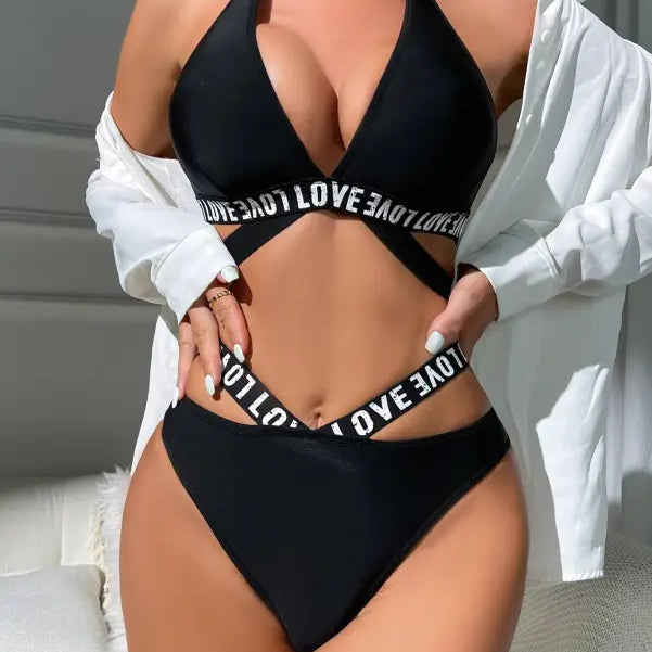 SEXY HOLLOW OUT CUTOUT LINGERIE SET-VETEMENTS