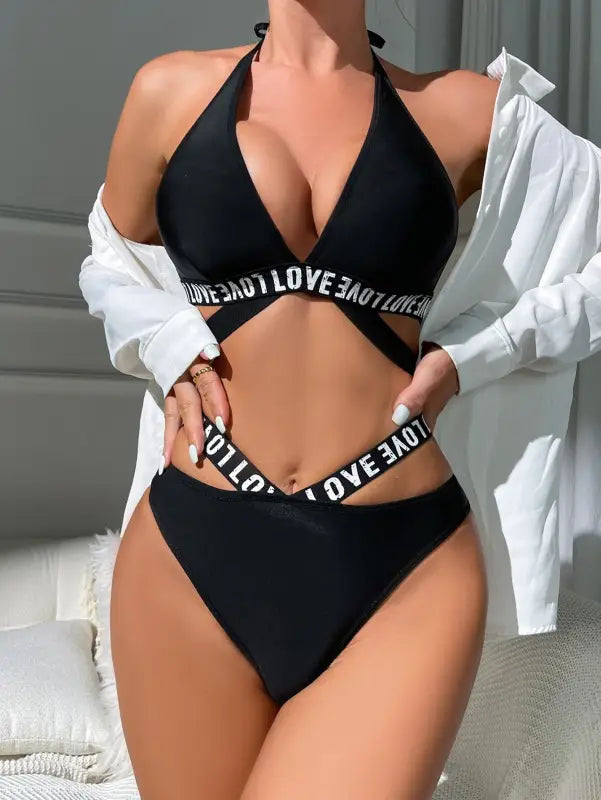 SEXY HOLLOW OUT CUTOUT LINGERIE SET-VETEMENTS