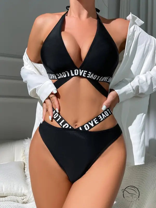 SEXY HOLLOW OUT CUTOUT LINGERIE SET-VETEMENTS