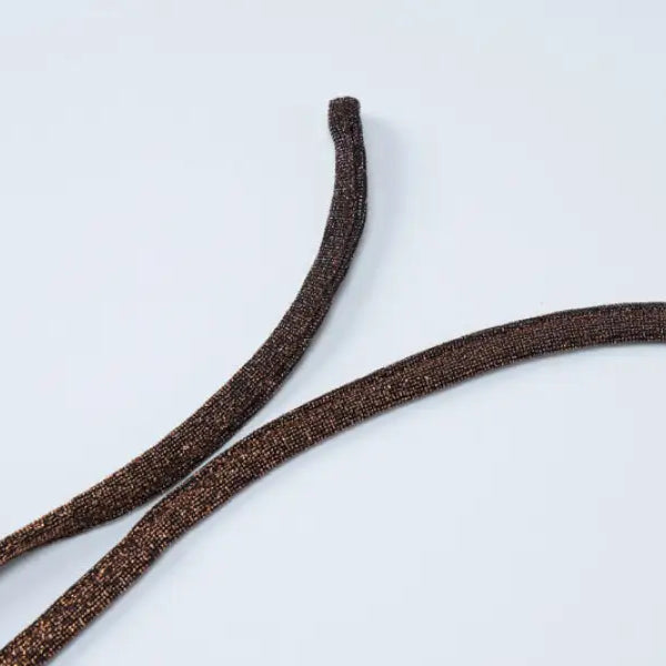 Brown glittery flexible cords for sexy lace hip skirt or hip skirt suit accessories