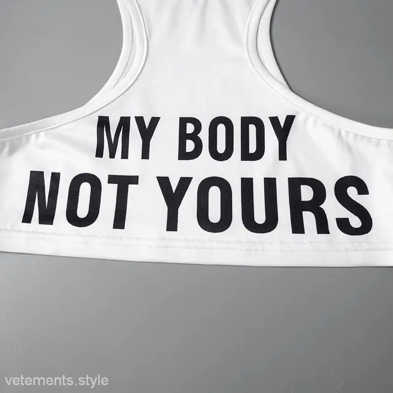 SEXY LETTERS PRINTED T SHIRT-VETEMENTS