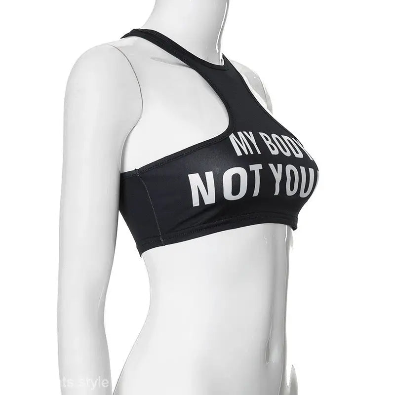 SEXY LETTERS PRINTED T SHIRT-VETEMENTS