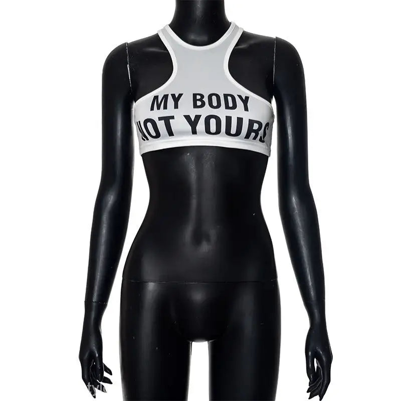 SEXY LETTERS PRINTED T SHIRT-VETEMENTS