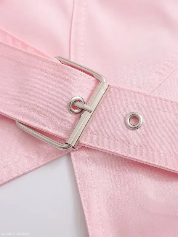 SEXY PINK ZIPPER CORSET-VETEMENTS