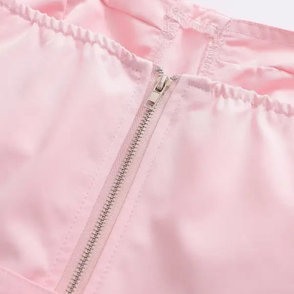 SEXY PINK ZIPPER CORSET-VETEMENTS