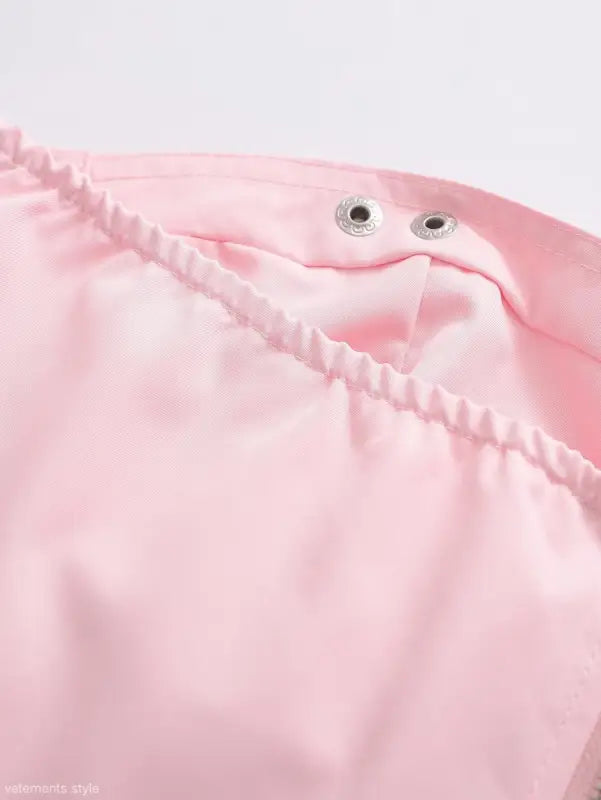 SEXY PINK ZIPPER CORSET-VETEMENTS