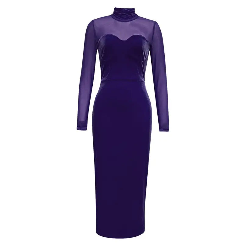 SEXY RETRO HOLLOW VELVET DRESS-VETEMENTS