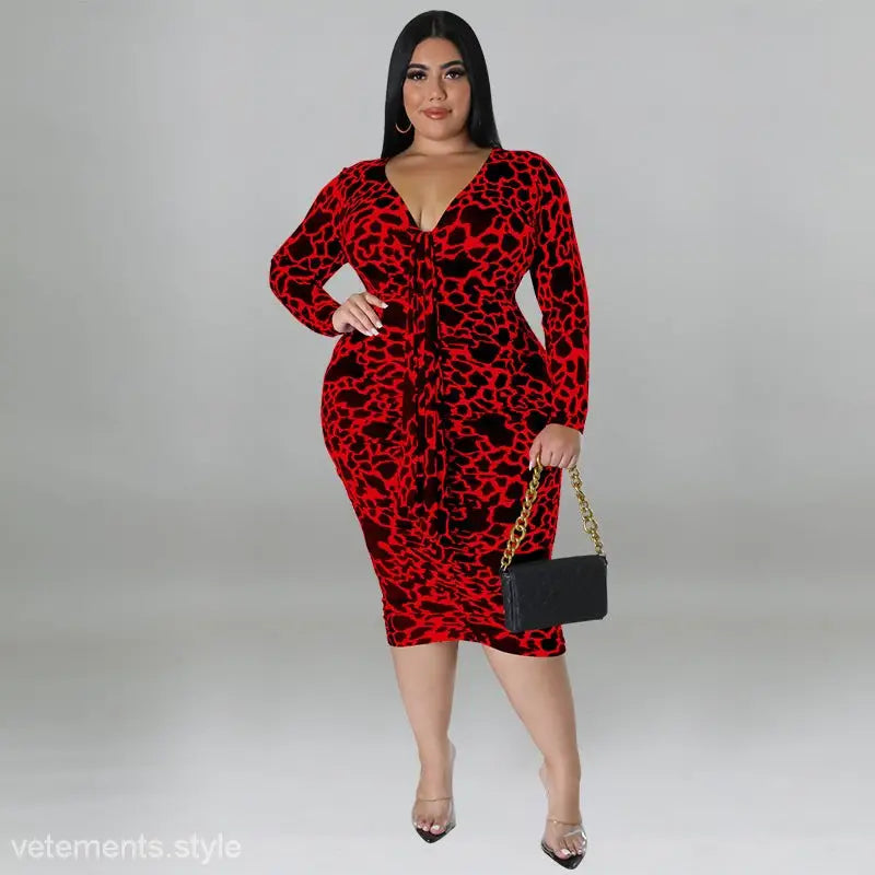 Sexy Sheath Long Sleeve Maxi Dress